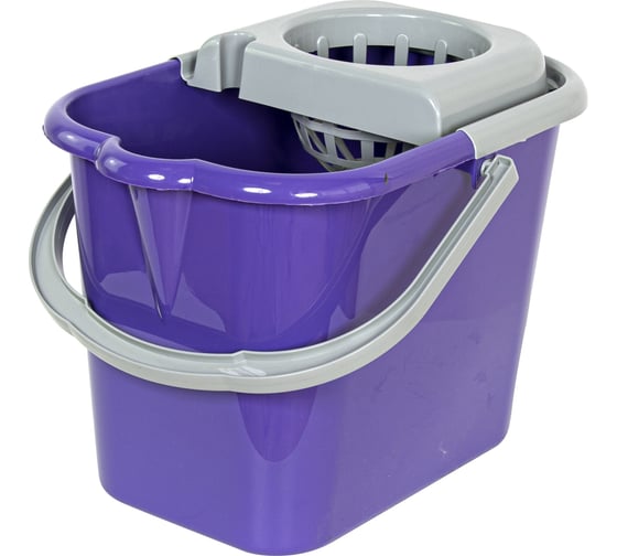 Изображение товара Пластиковое ведро РемоКолор прямоугольное с отжимом, 16л 62-0-016