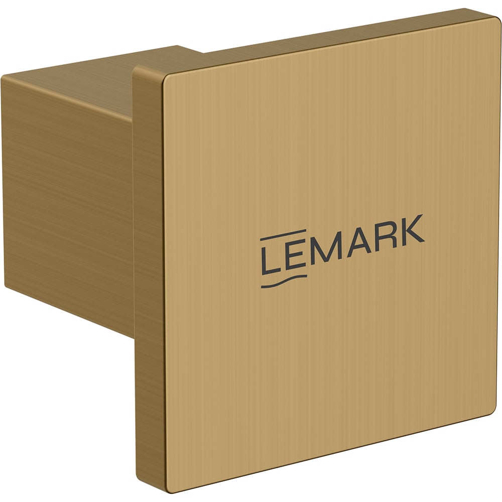 Крючок LEMARK Валдай для полотенец, брашированное золото, LMA-8111S-BRG