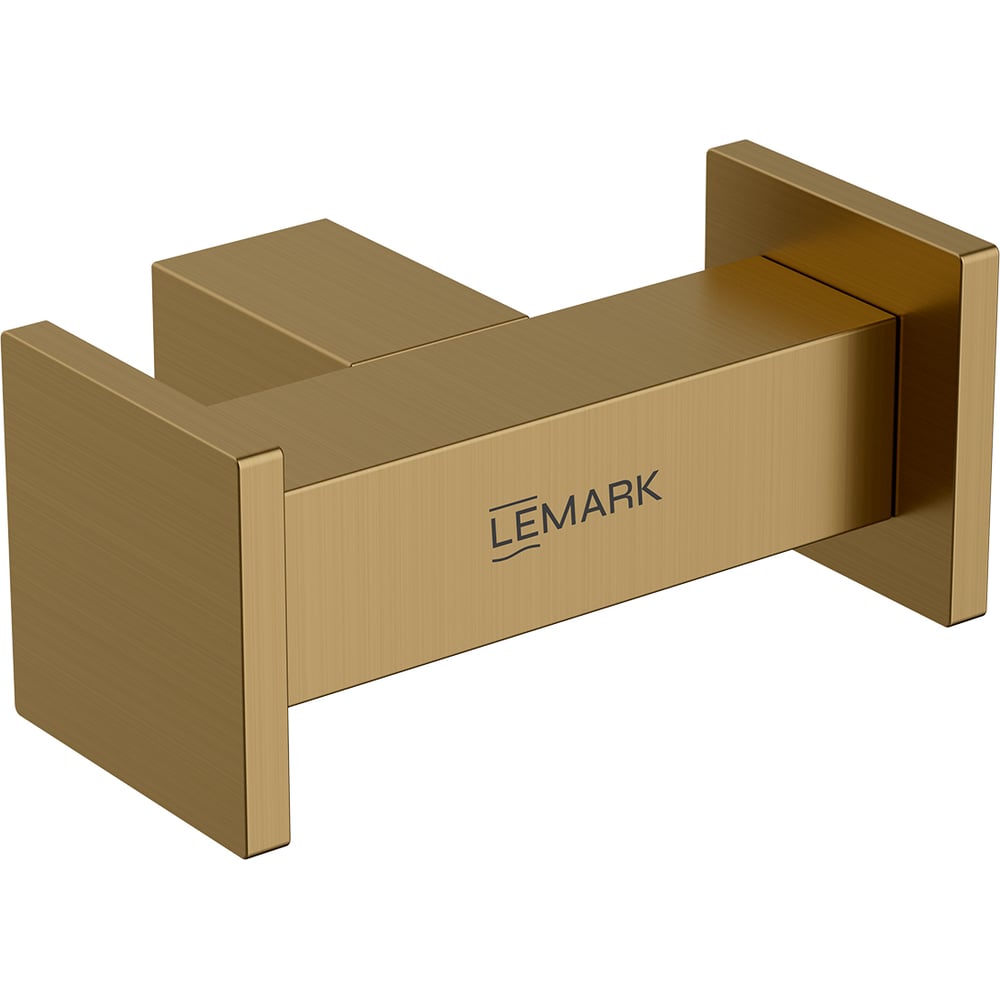 Крючок LEMARK Валдай для полотенец, брашированное золото, LMA-8111S1-BRG