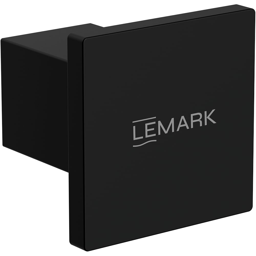 Крючок LEMARK Валдай для полотенец, чёрный, LMA-8111S-BL