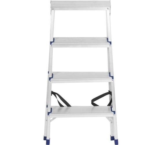 Изображение товара Двусторонняя алюминиевая стремянка РемоКолор 4 ступени 63-0-024