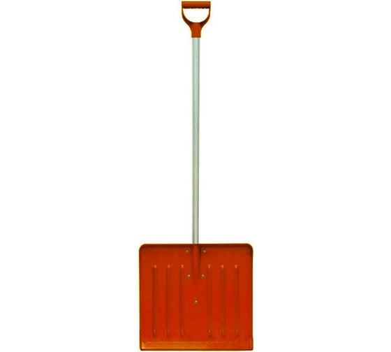Изображение товара Снегоуборочная лопата РемоКолор AMSTERDAM поликарбонатная, алюминиевый черенок, 410x350 мм, 69-0-417