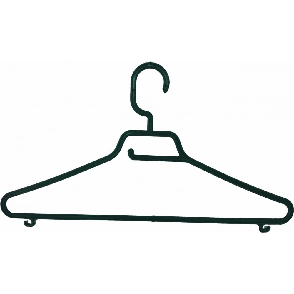Купить Пластиковая вешалка для одежды РемоКолор, 61-1-048, черный, пластик