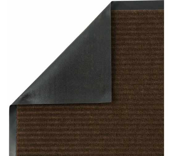 Изображение товара Грязезащитный коврик РемоКолор 3+2 ПВХ, полиэстер, коричневый, 60x90 см 70-1-692