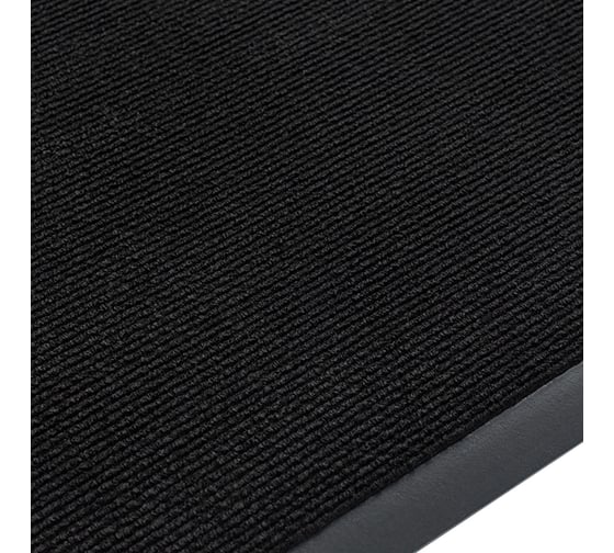 Изображение товара Грязезащитный коврик РемоКолор Ребро ПВХ, полиэстер, чёрный, 50x80 см 70-1-586