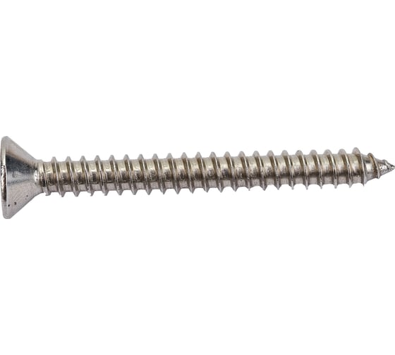 Изображение товара Потайной саморез КРЕП-КОМП нержавейка, PH, DIN 7982, А2, унив., 5.5х50, 200 шт. спн5550