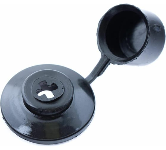 Изображение товара Кровельная шайба с колпачком КРЕП-КОМП черная 250 шт. зк черный