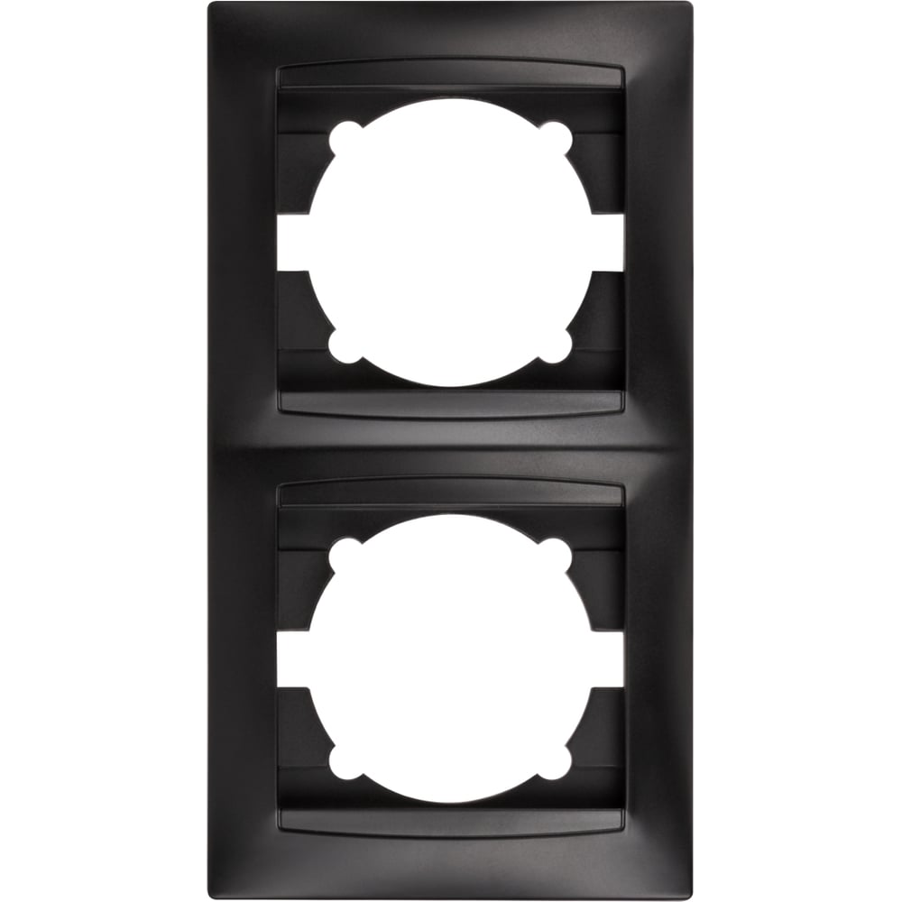 Изображение товара 2-х постовая рамка TDM ELECTRIC вертикальная графит Лама SQ1815-0633