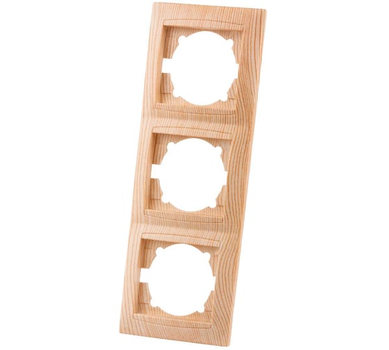 Изображение товара Рамка TDM ELECTRIC 3-х постовая вертикальная сосна серии "Лама" SQ1815-0334