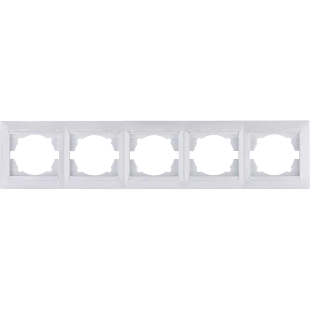 Изображение товара 5-постовая рамка TDM ELECTRIC горизонтальная белая SQ1815-0037