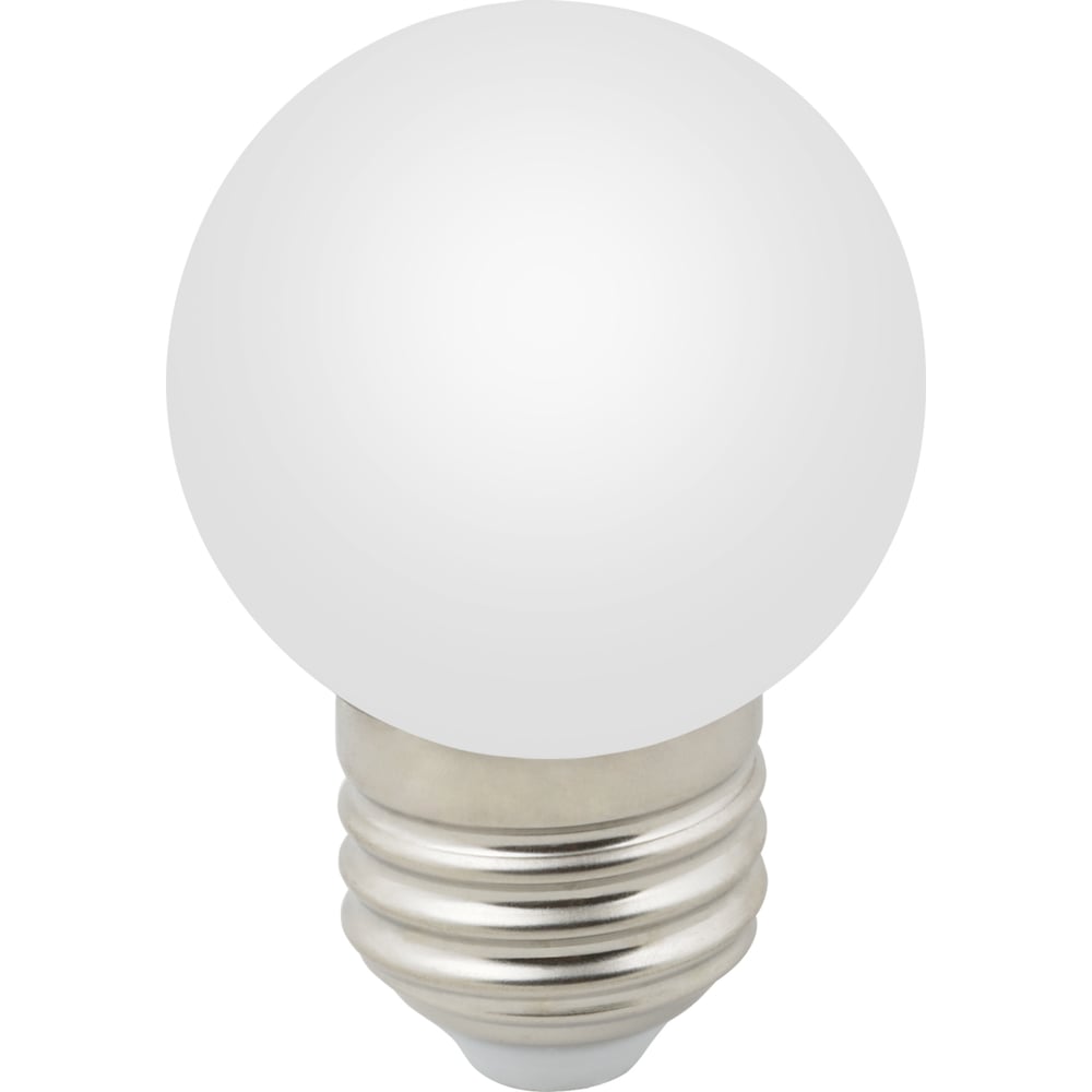 Светодиодная лампа Volpe LED-G45-1W/6000K/E27/FR/С SET10 UL-00014234
