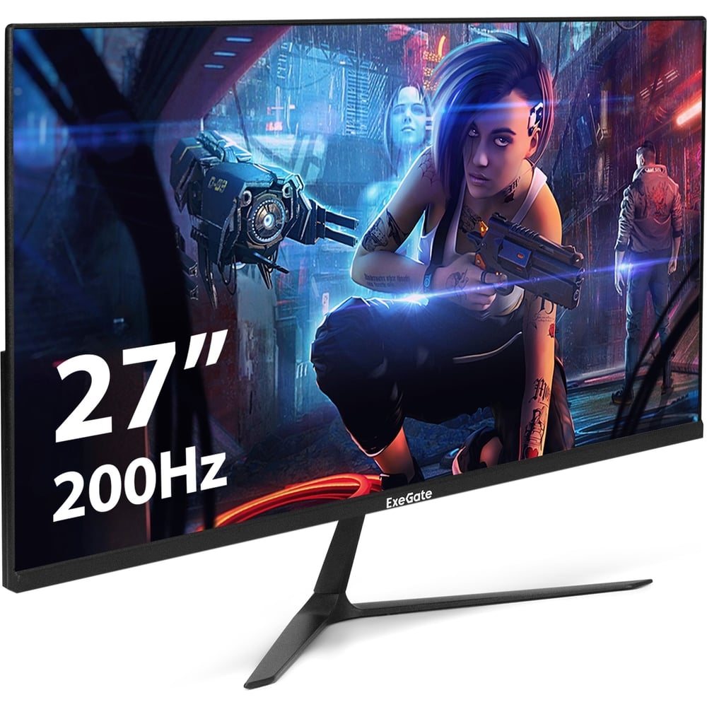 Изображение товара Игровой монитор ExeGate Combat EG2700CA 200 Гц 1 мс Full HD VA динамики