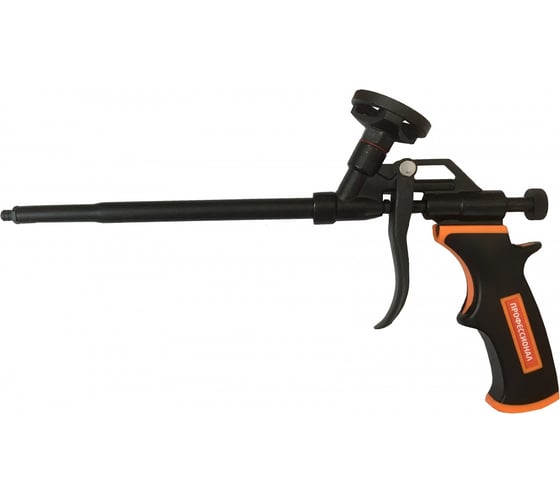 Изображение товара Пистолет для монтажной пены BOHRER Профессионал двухслойное тефлоновое покрытие, регулировка потока ПП-003001