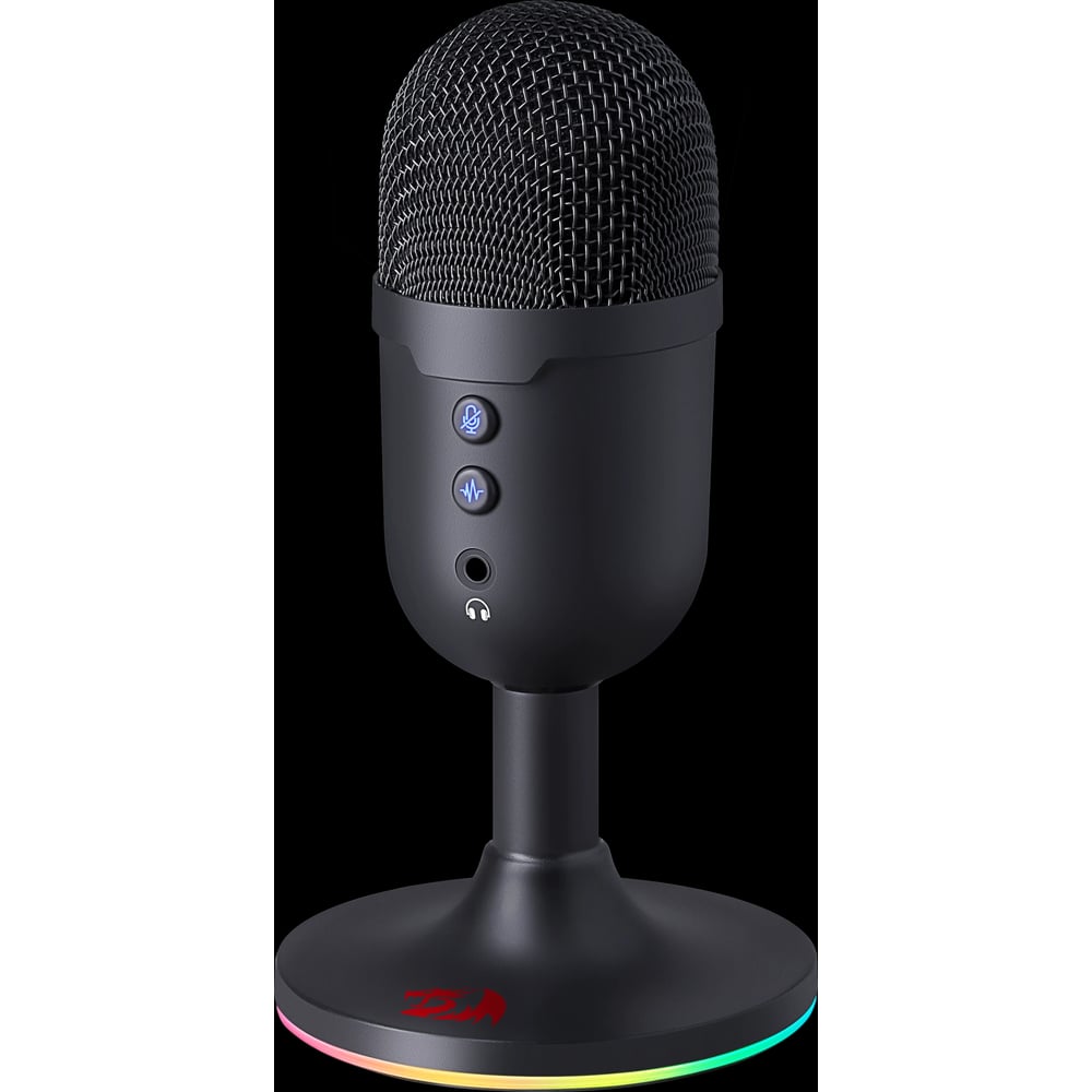 Изображение товара Игровой стрим микрофон Redragon Pulsar GM303 USB, RGB 71662