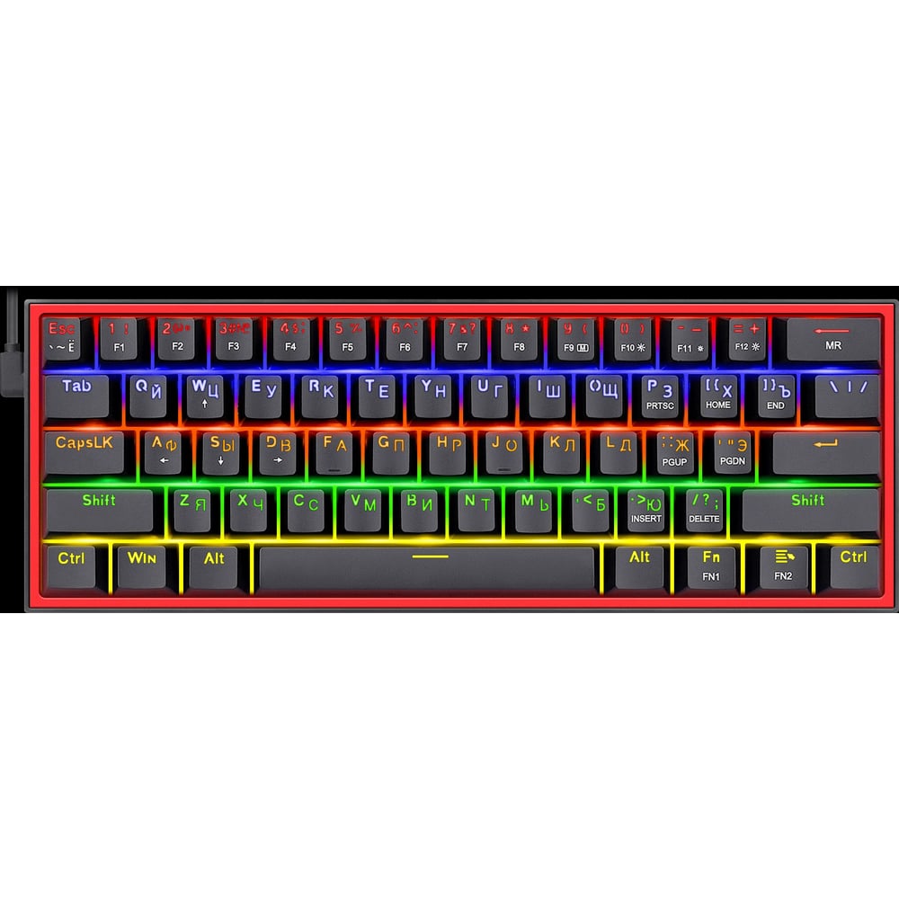 Изображение товара Механическая клавиатура Redragon Fizz RU 61-кнопка для игр и работы