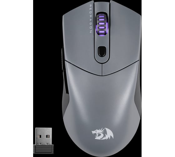 Изображение товара Беспроводная игровая мышь Redragon St4r Pro черная, 6 кнопок, BT+2.4G, 26000dpi, легк 72323