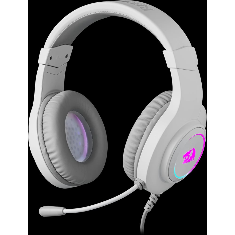 Изображение товара Игровая гарнитура Redragon Hylas Белые, RGB, 3.5 Jack 70840