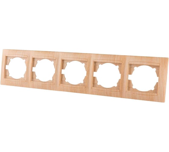 Изображение товара 5-постовая рамка TDM ELECTRIC горизонтальная, сосна Лама SQ1815-0337