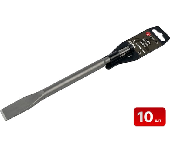Изображение товара Зубило SDS-plus SAMGRUPP 14х40х250 мм, APMATA 10 шт SAMC-052140250-10