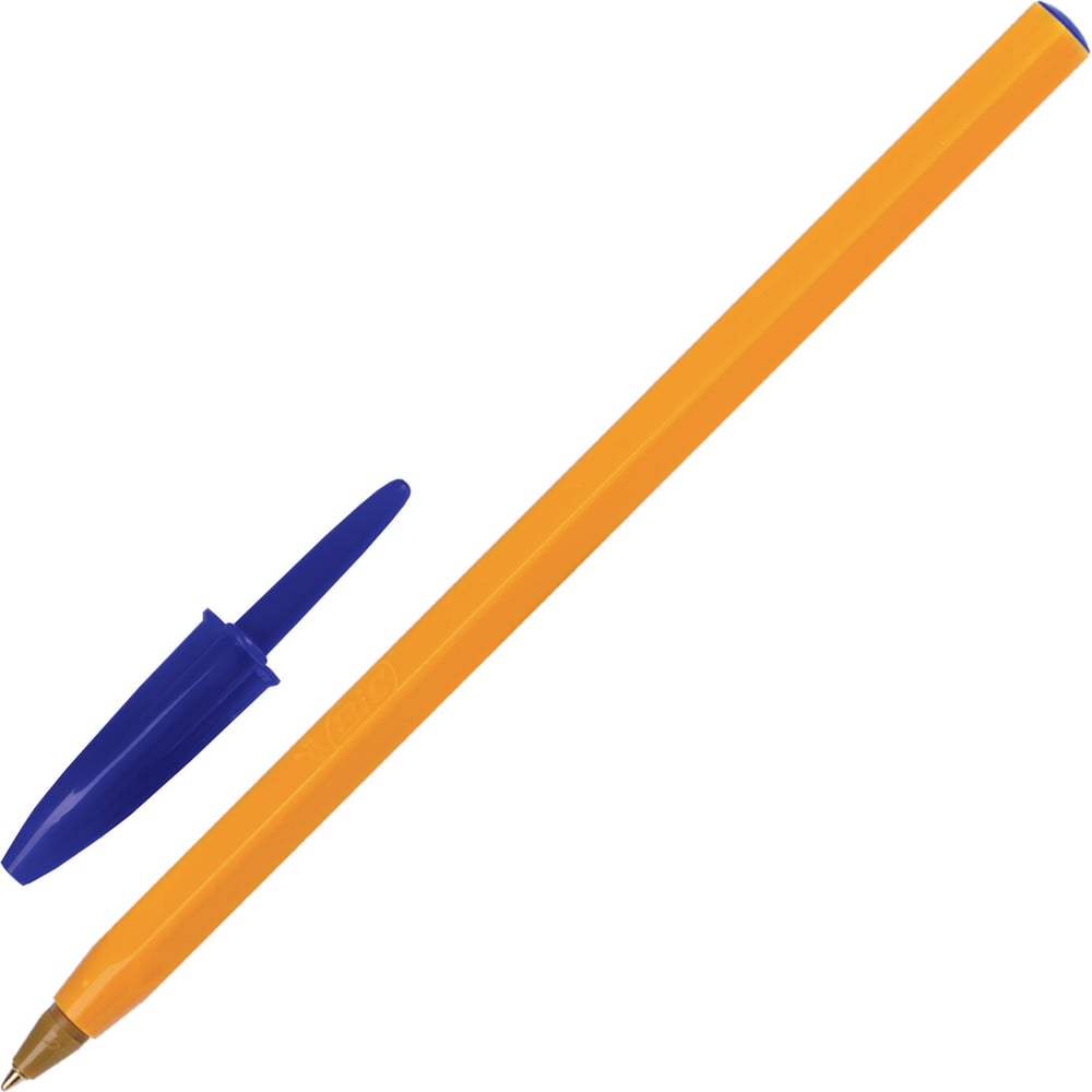 Изображение товара Ручки шариковые BIC Orange Fine, НАБОР 8 шт., СИНИЕ, линия 0,32мм, пакет, 919228/516351 143982