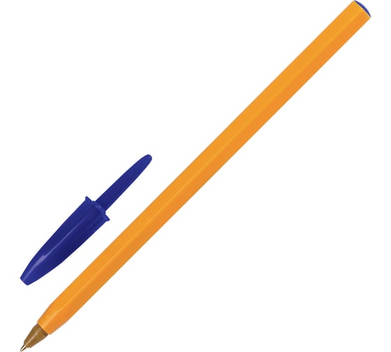 Изображение товара Ручки шариковые BIC Orange Fine, НАБОР 8 шт., СИНИЕ, линия 0,32мм, пакет, 919228/516351 143982