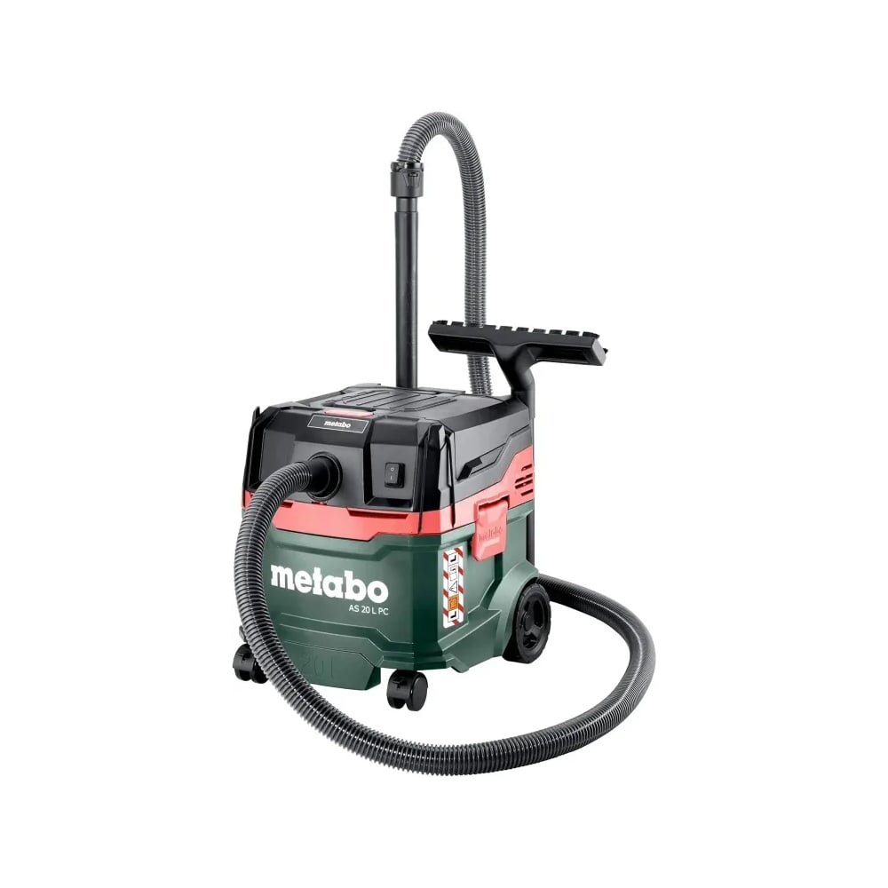 Строительный пылесос Metabo AS 20 L PC, зеленый 602083000
