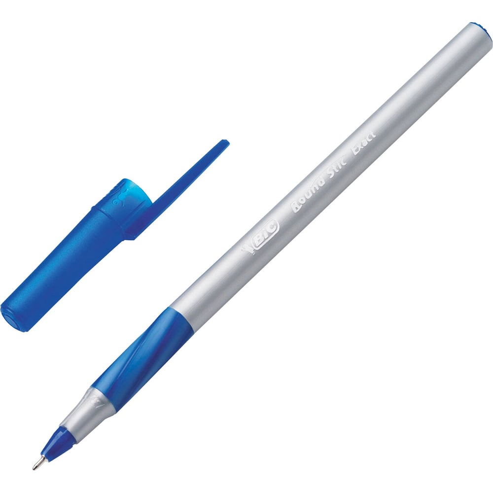 Ручки шариковые с грипом BIC Round Stic Exact, НАБОР 4 шт, линия 0,28мм, блистер 932857 143978