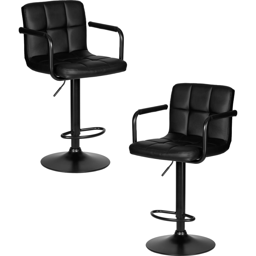 Набор из 2 шт стул барный DOBRIN KRUGER ARM BLACK (черный) LM-5011-N_B-M_EL-black