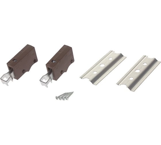 Изображение товара Комплект для навески шкафов Левша 64 кг коричневый У8-8616.К