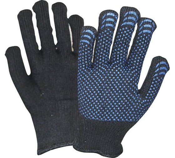 Изображение товара Трикотажные полушерстяные перчатки с ПВХ-покрытием РемоКолор 24-2-112