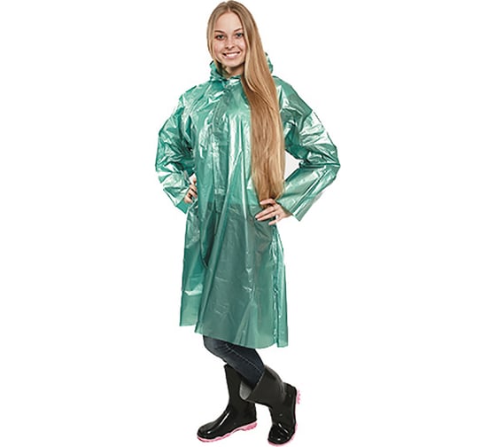 Изображение товара Полиэтиленовый плащ-дождевик на молнии РемоКолор 24-9-018