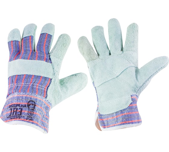 Изображение товара Спилковые комбинированные перчатки РемоКолор 24-2-014