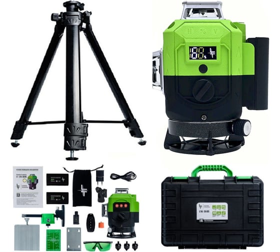 Изображение товара Профессиональный лазерный уровень LT L16-360S + штанга 1.5 м усиленная L16-360S/1.5м-УС