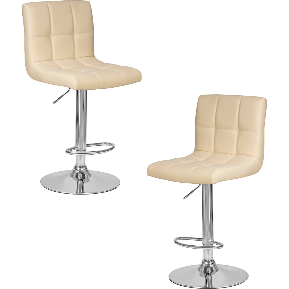 Стул барный DOBRIN набор 2 шт CANDY (кремовый) LM-5006-N_CH-M_EL-cream