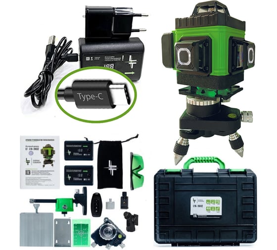 Изображение товара Профессиональный лазерный уровень LT L16-360Z