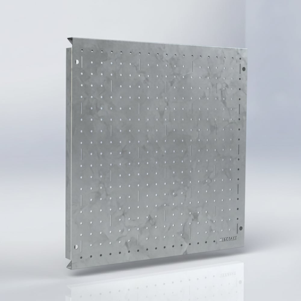 Металлическая перфопанель ООО Металекс Metalex 400х400 (оцинкованная) 401403