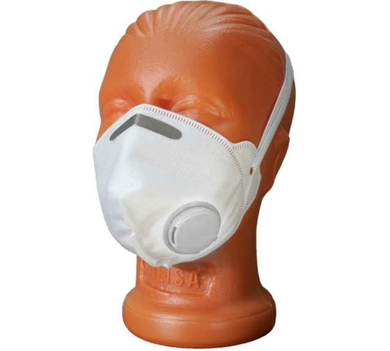 Изображение товара Фильтрующая складная полумаска РемоКолор с клапаном, класс защиты FFP1, 20 шт 22-0-108