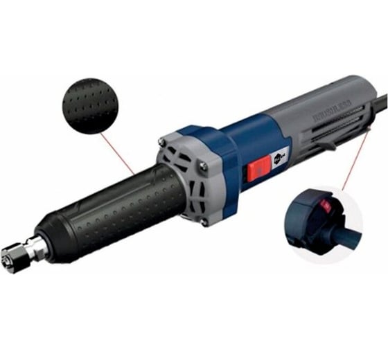 Изображение товара Прямая шлифовальная машина ПОЛИДЭК 1050W ПП4-1050-2600БЩ