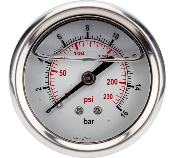 Изображение товара Манометр G 1/4 (0-16 бар) глицериновый ЭнергоРесурс 9918003