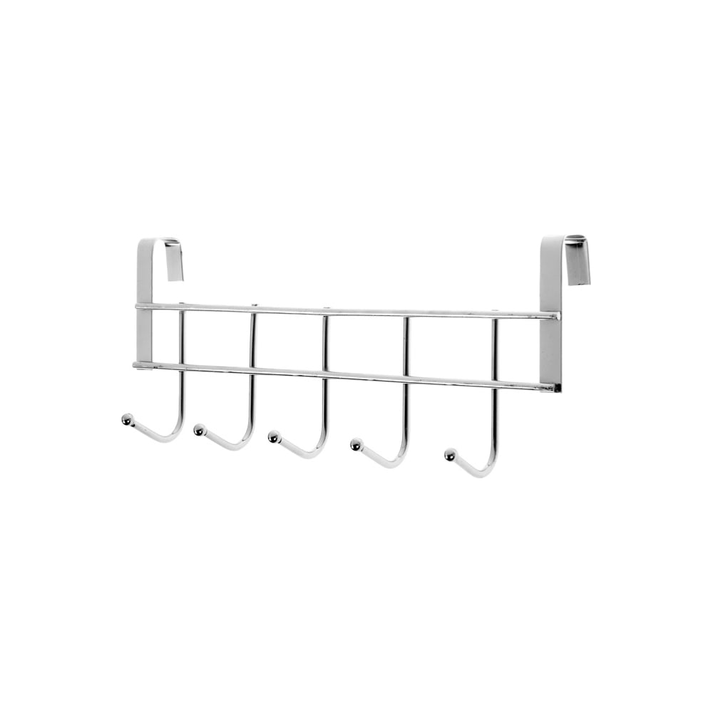 Изображение товара Надверная вешалка Доляна Блеск с 5 крючками 245х100х60 мм хром