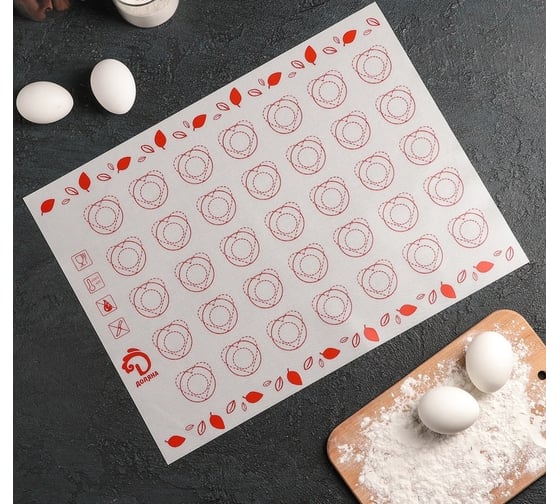 Изображение товара Армированный коврик Доляна Макарон 40х30 см 2818763