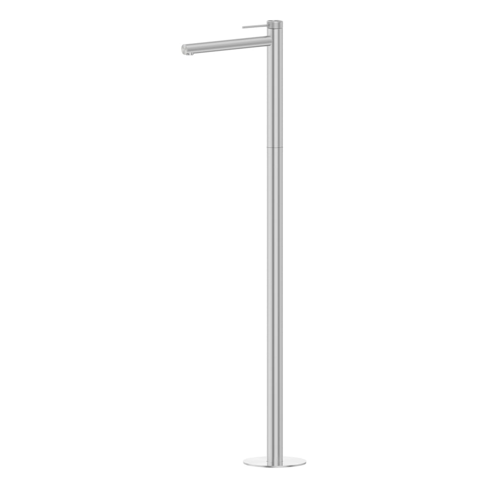 Смеситель ABBER Emotion 316 AF8843BST напольный для раковины, брашированная сталь - 2