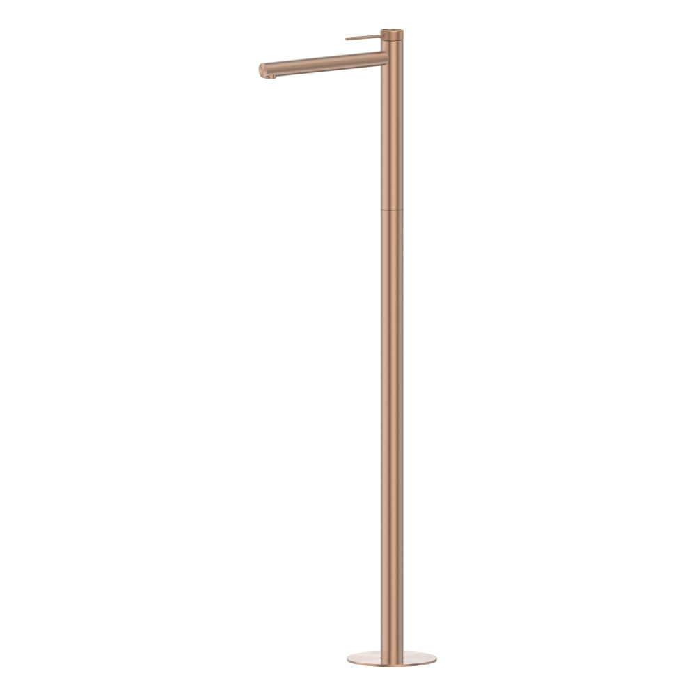Смеситель ABBER Emotion 316 AF8843BRG напольный для раковины, брашированное розовое золото - 2
