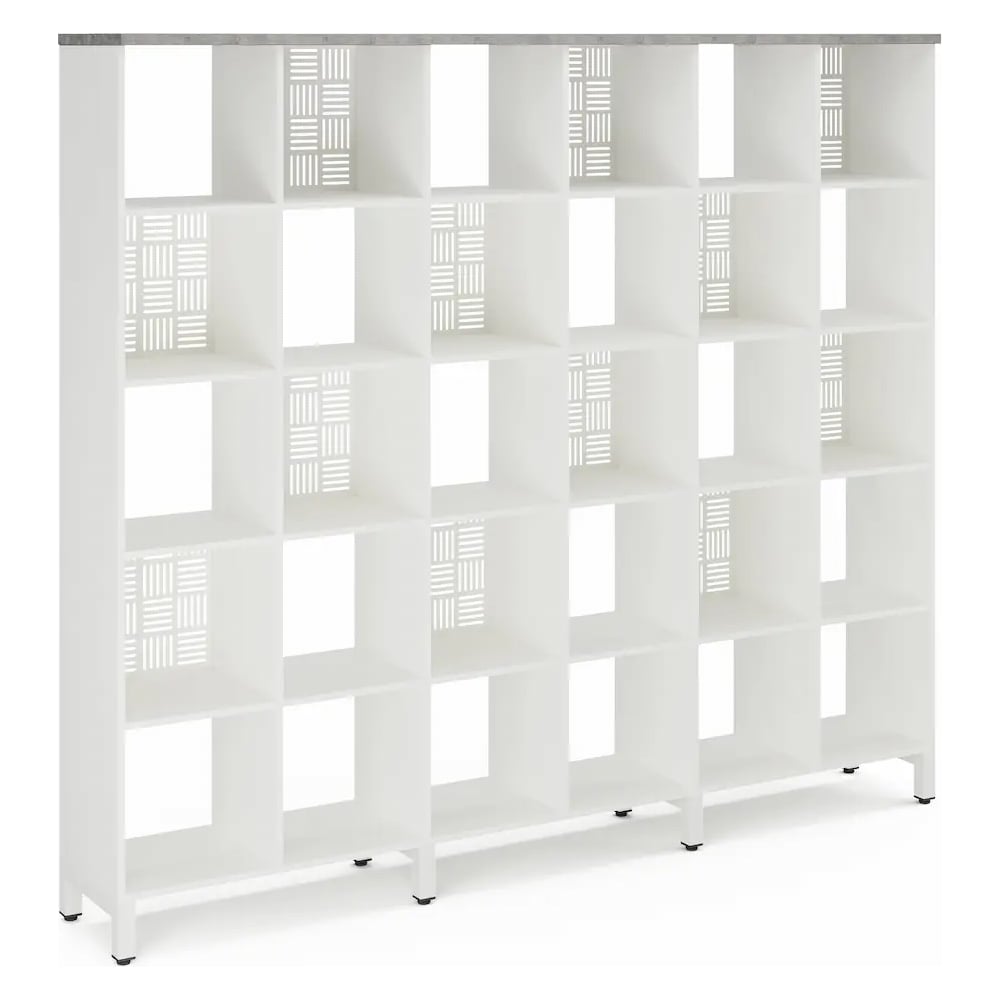 Стеллажная система SQ-5X6 white/chicago Kobor 221562