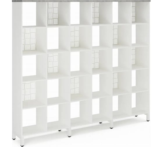 Изображение товара Стеллажная система SQ-5X6 white/chicago Kobor 221562