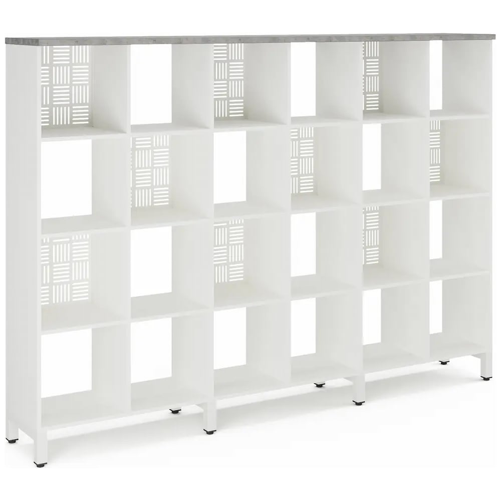 Стеллажная система SQ-4X6 white/chicago Kobor 221545