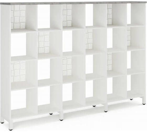 Изображение товара Стеллажная система SQ-4X6 white/chicago Kobor 221545