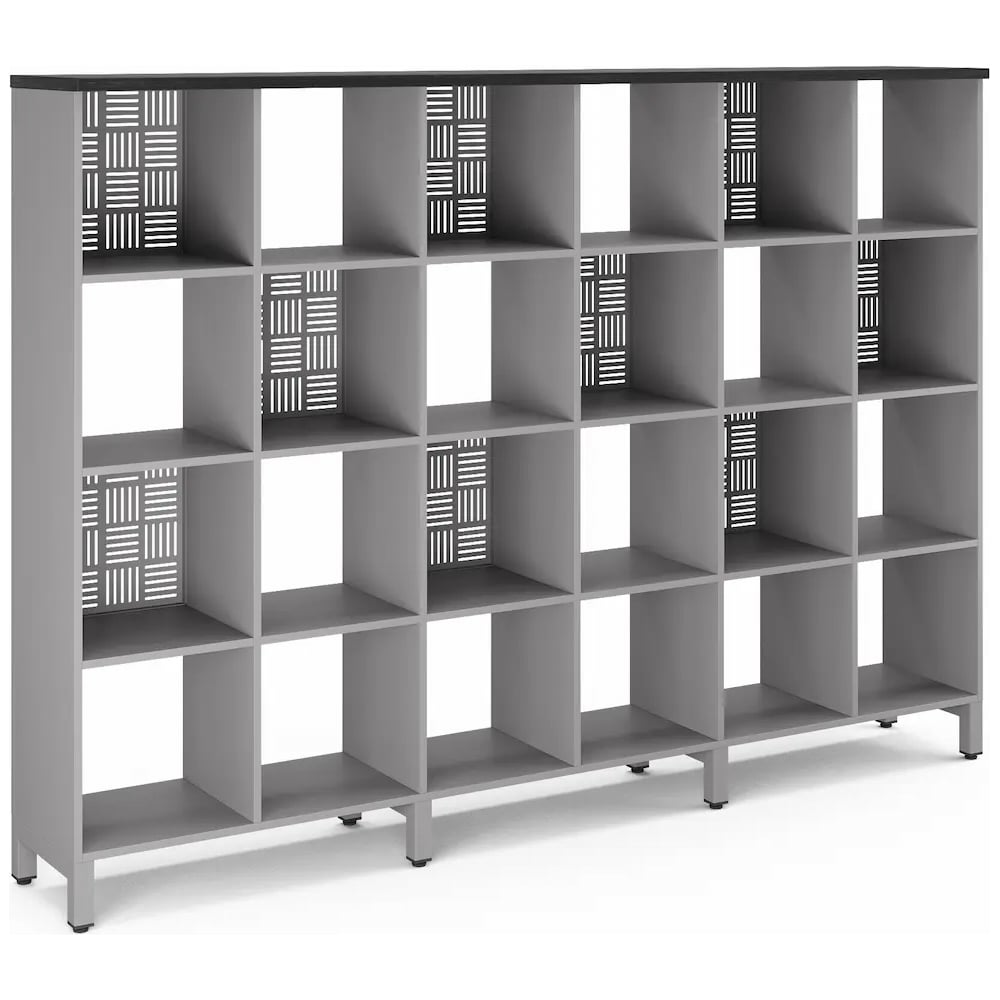 Стеллажная система SQ-4X6 aluminum/wood Kobor 221544