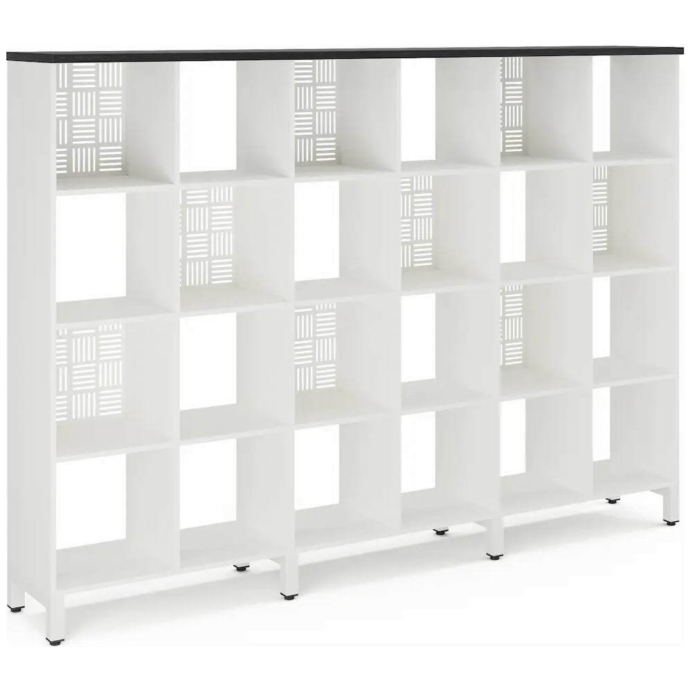 Стеллажная система SQ-4X6 white/wood Kobor 221546
