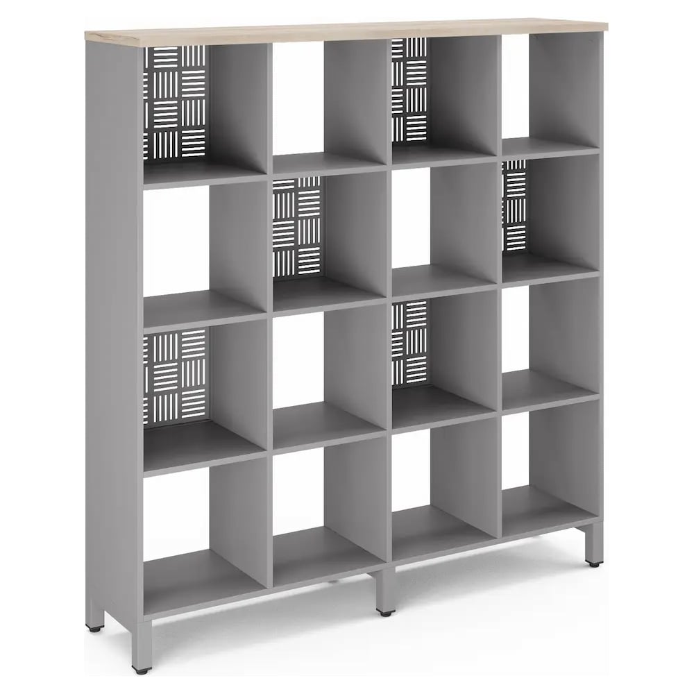 Стеллажная система SQ-4X4 aluminum/natural Kobor 220437